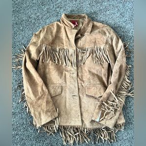 Genuine Suede Fringe Jacket